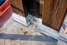 15.10.2024 Sanierung des Kreuzes vor der Kirche